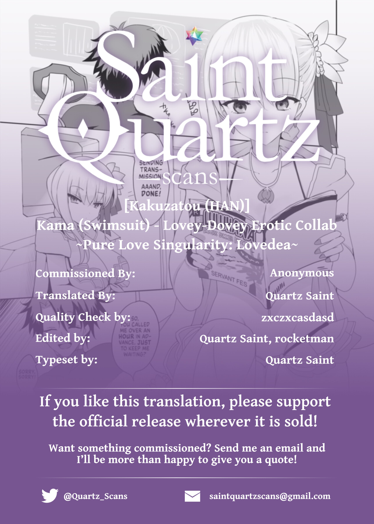 Hentai Manga Comic-FGO Lovey-Dovey Erotic Collab ~Pure Love Singularity Lovedea~-Read-9